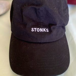 Black “Stonks” Hat